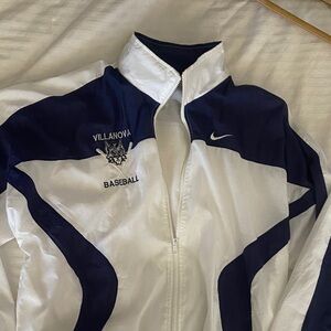 Nike White and Navy Lightweight Jacket